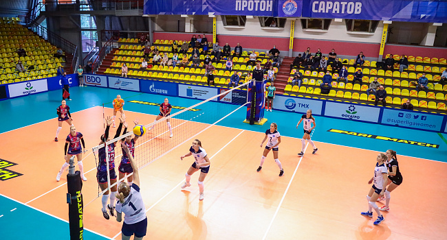 «Протон» (Саратов) 3:2 «Северянка» (Череповец). Фотообзор